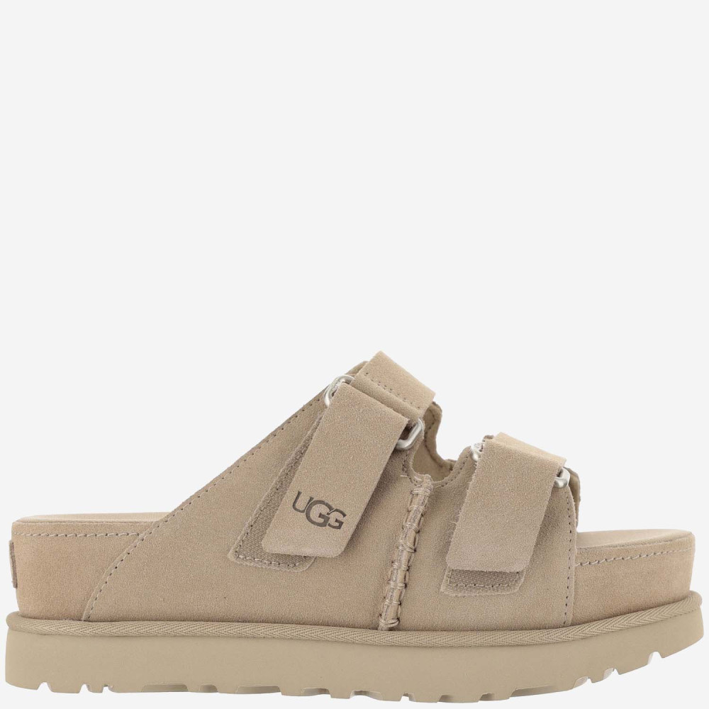 Ugg Beige Open Toe Sandals In Beige