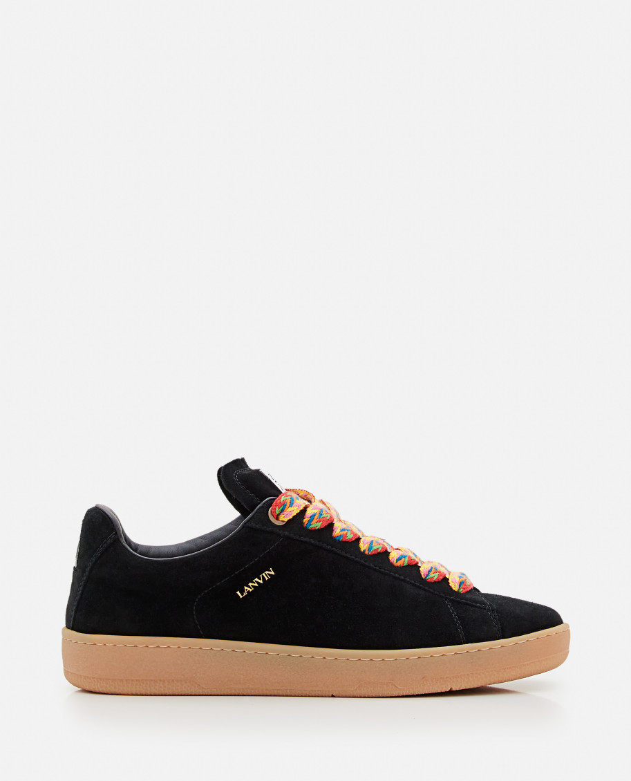 Shop Lanvin Black Curb Sneakers