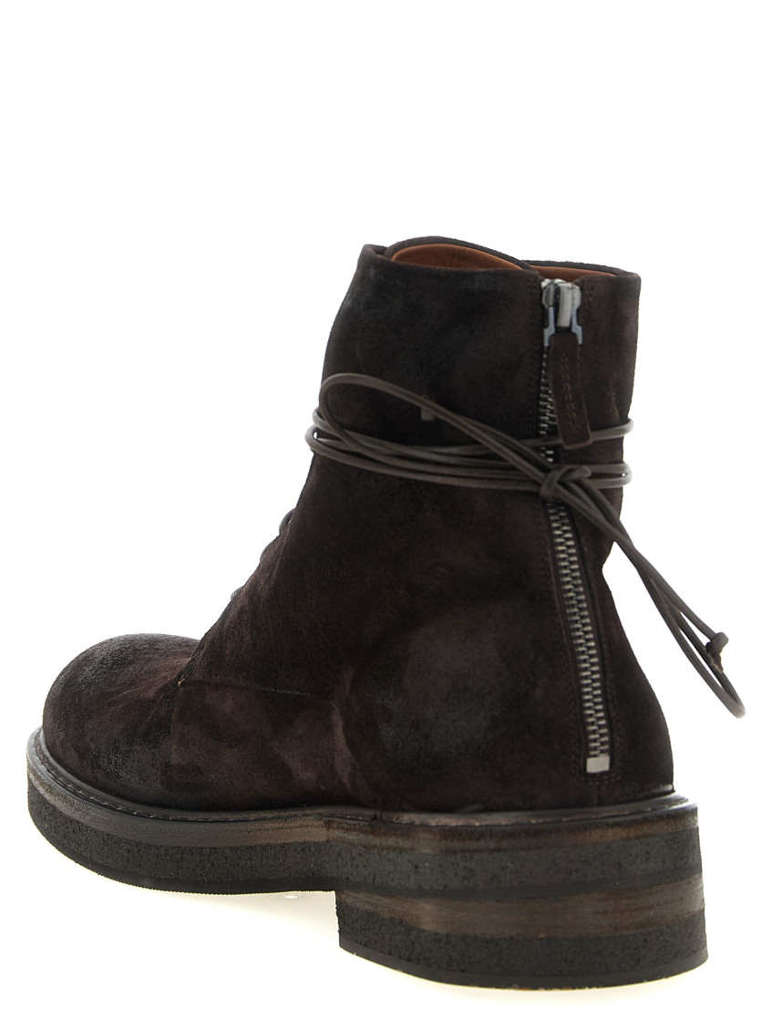 Marsell Brown Suede Lace-up Boots for Men Online USA at  display picture 1