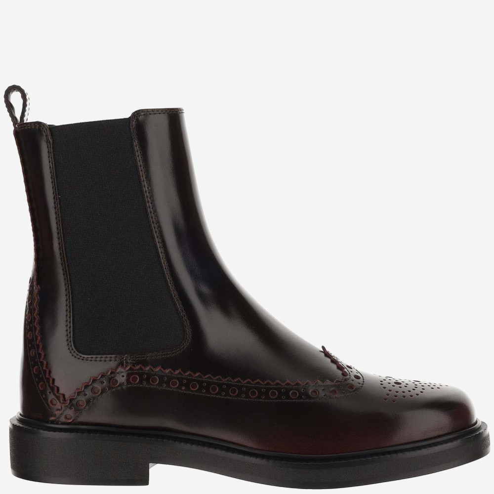 Shop Tod's Black Slip On Boots