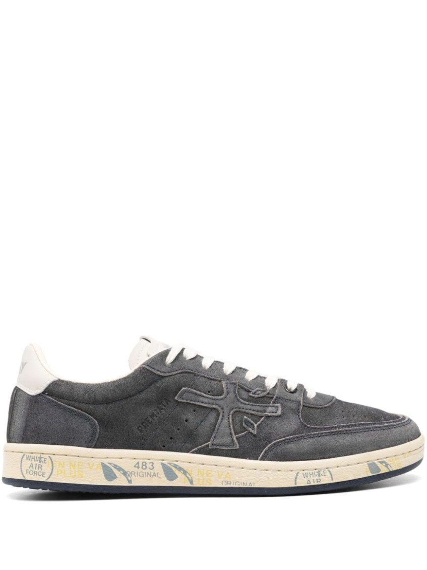 Premiata Grey Lace Up Sneakers