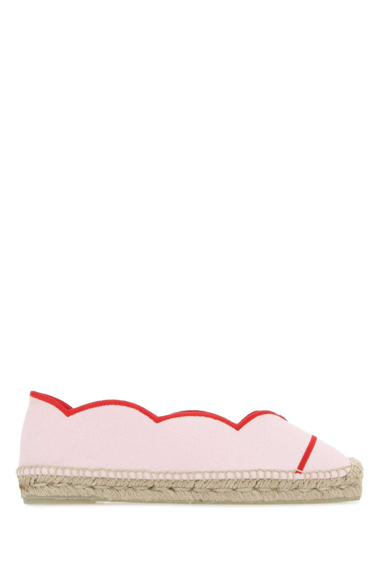 Castaã±er Castañer Woman Espadrilles Pink Size 6.5 Textile Fibers In Pink