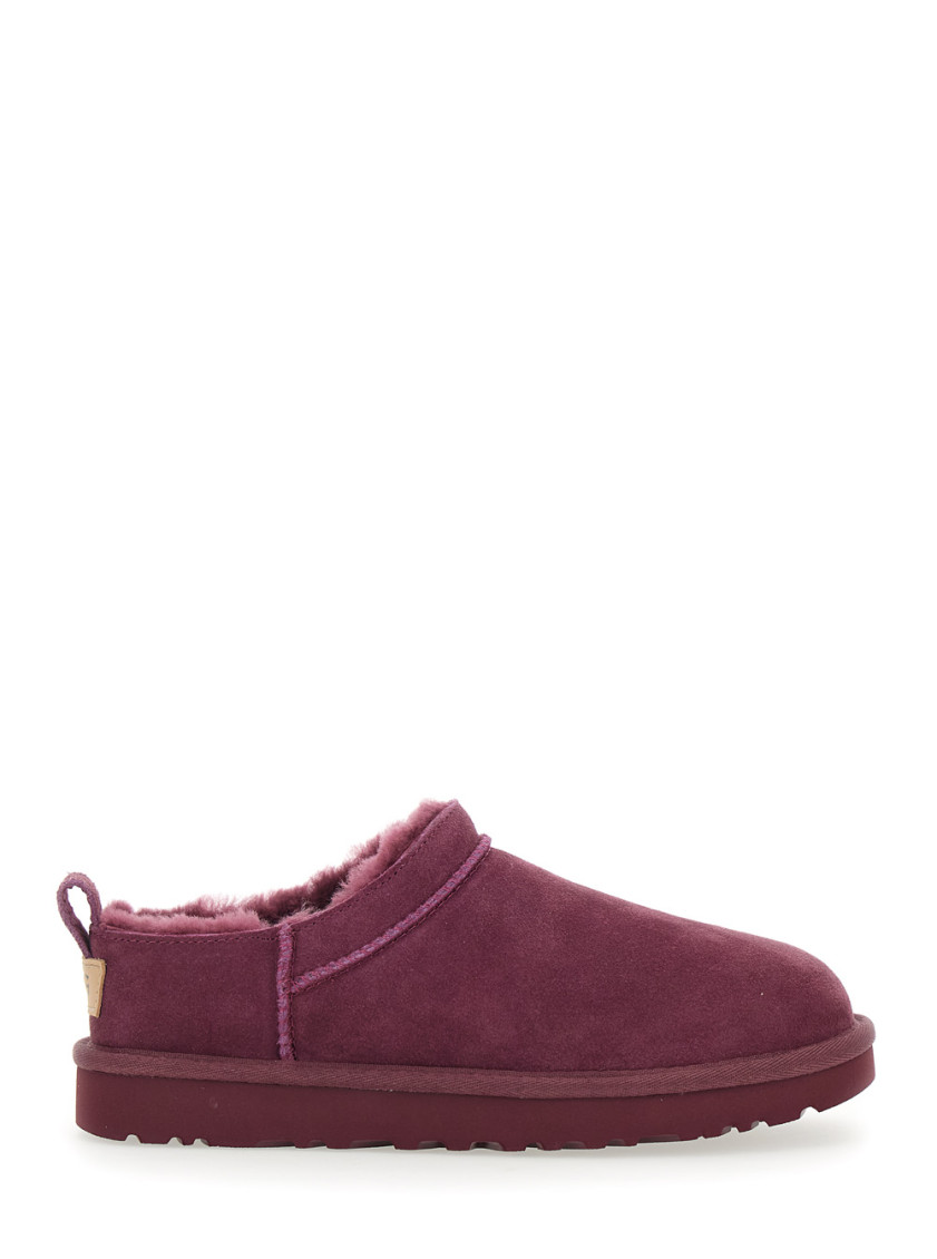 Ugg Magenta Logo Boots In Purple
