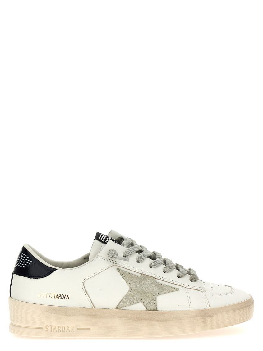 Golden Goose Blackwhite Stardan Sneakers In Blackwhite