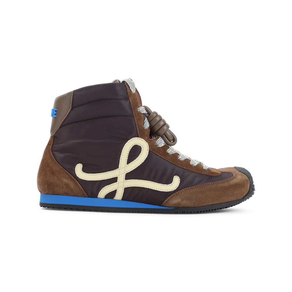 Loewe Ballet Runner 2.0 High-top Sneakers In Brown