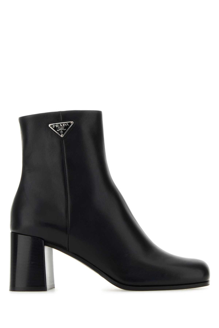 Prada Black Leather Boots