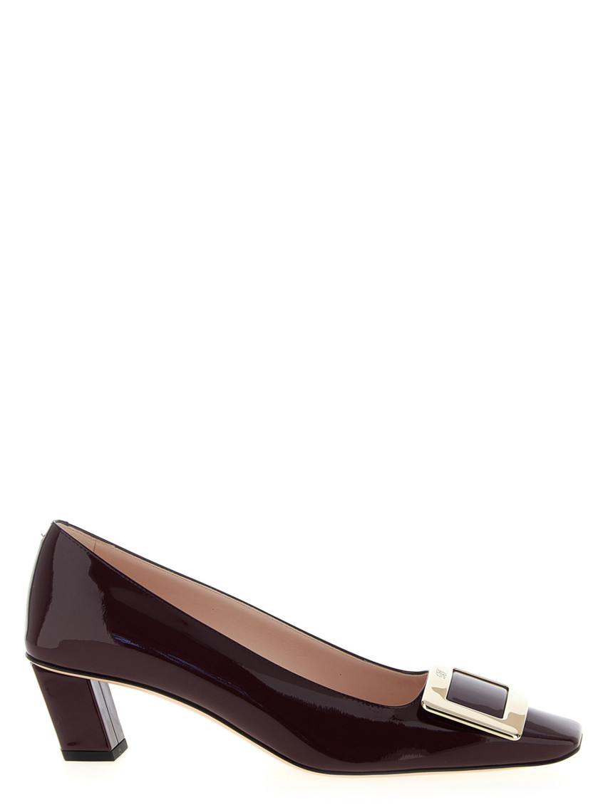 Roger Vivier 45mm Trompette Patent Leather Pumps In Multi