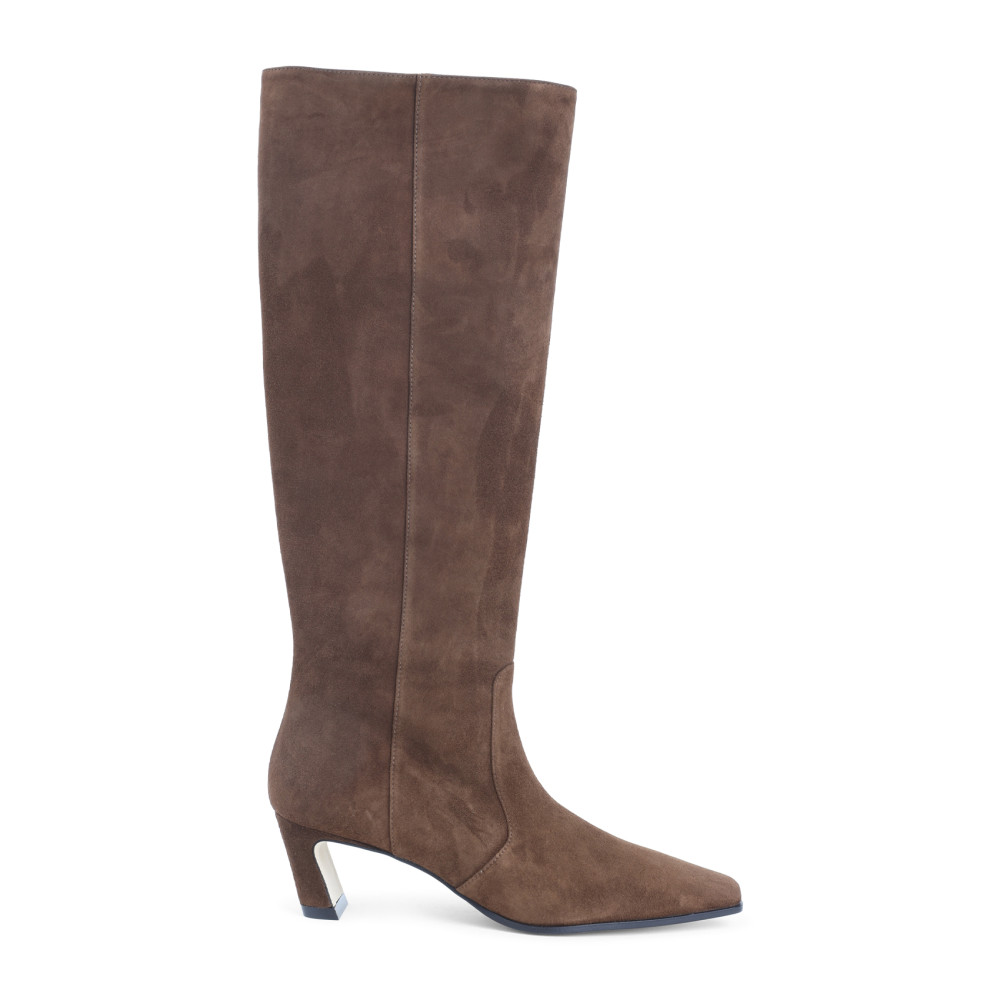 Stuart Weitzman Brown Suede Boots In Brown