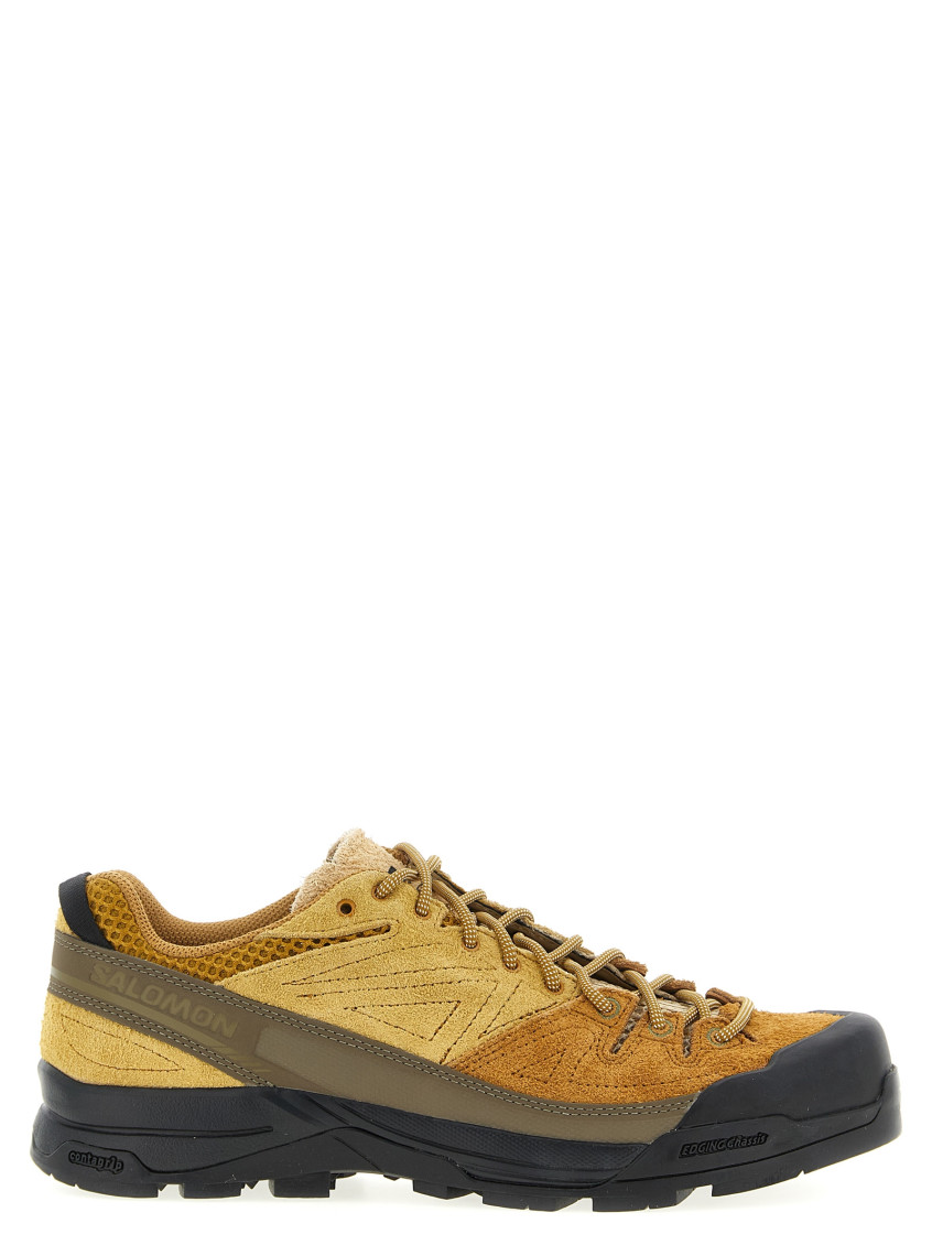 Salomon Brown Lace Up Sneakers