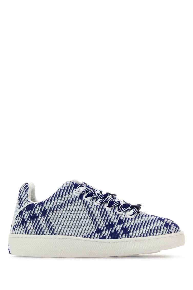 Burberry Blue Lace Up Sneakers for Men Online USA at Darveys