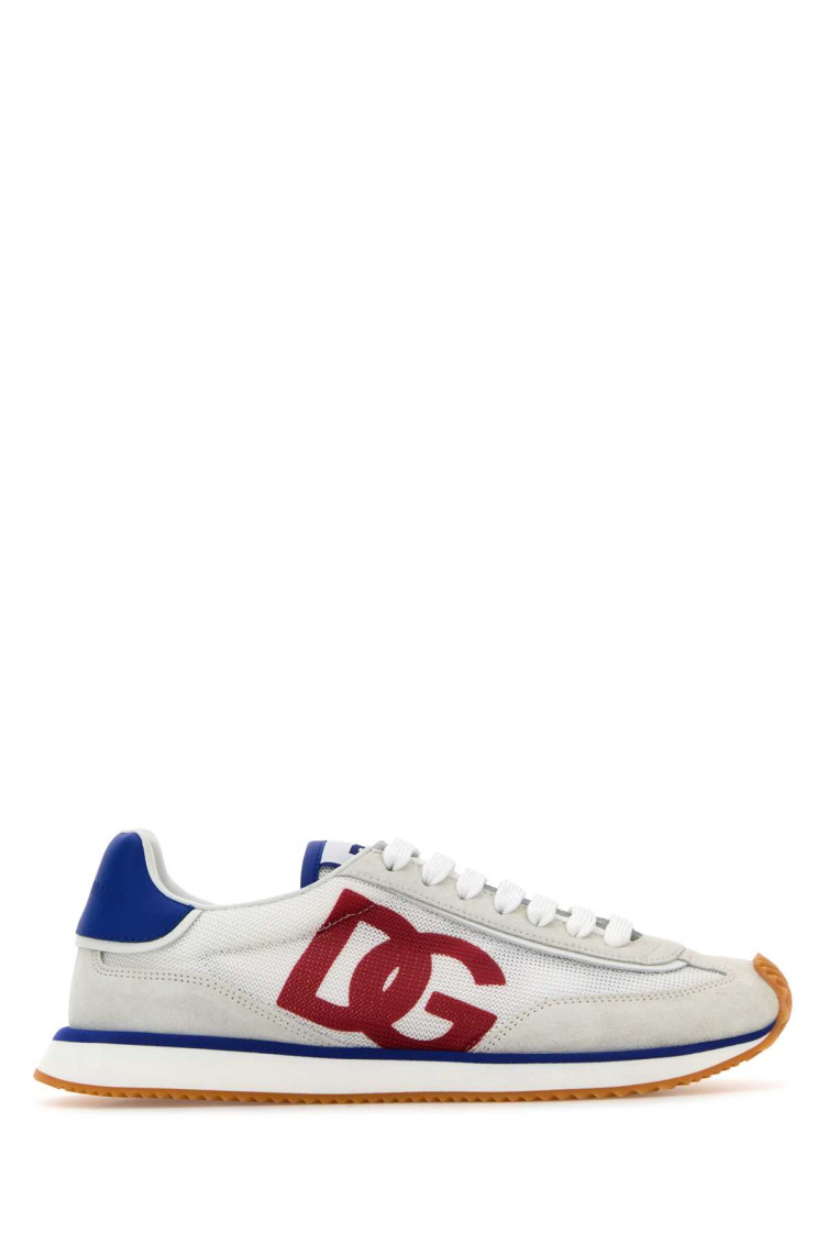 Dolce & Gabbana Cushion Low-top Sneakers Featuring Contrasting Elements In Multicolor