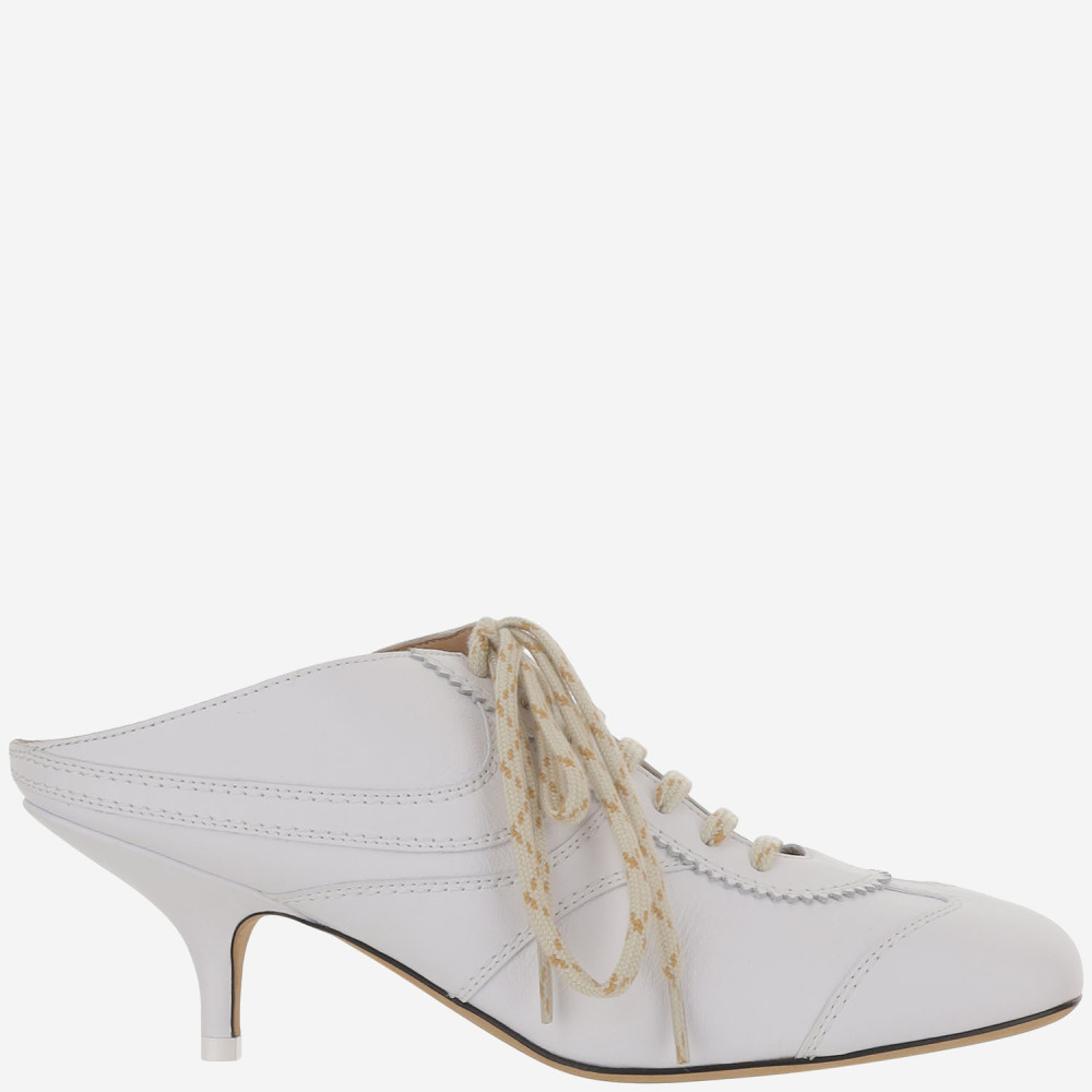 Dries Van Noten Slingback High-heeled Sandals In White
