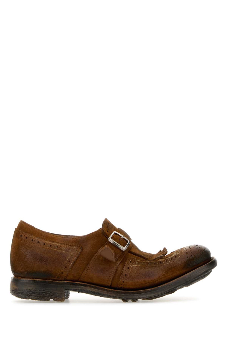 Shop Church's Brown Suede Dress Shoes