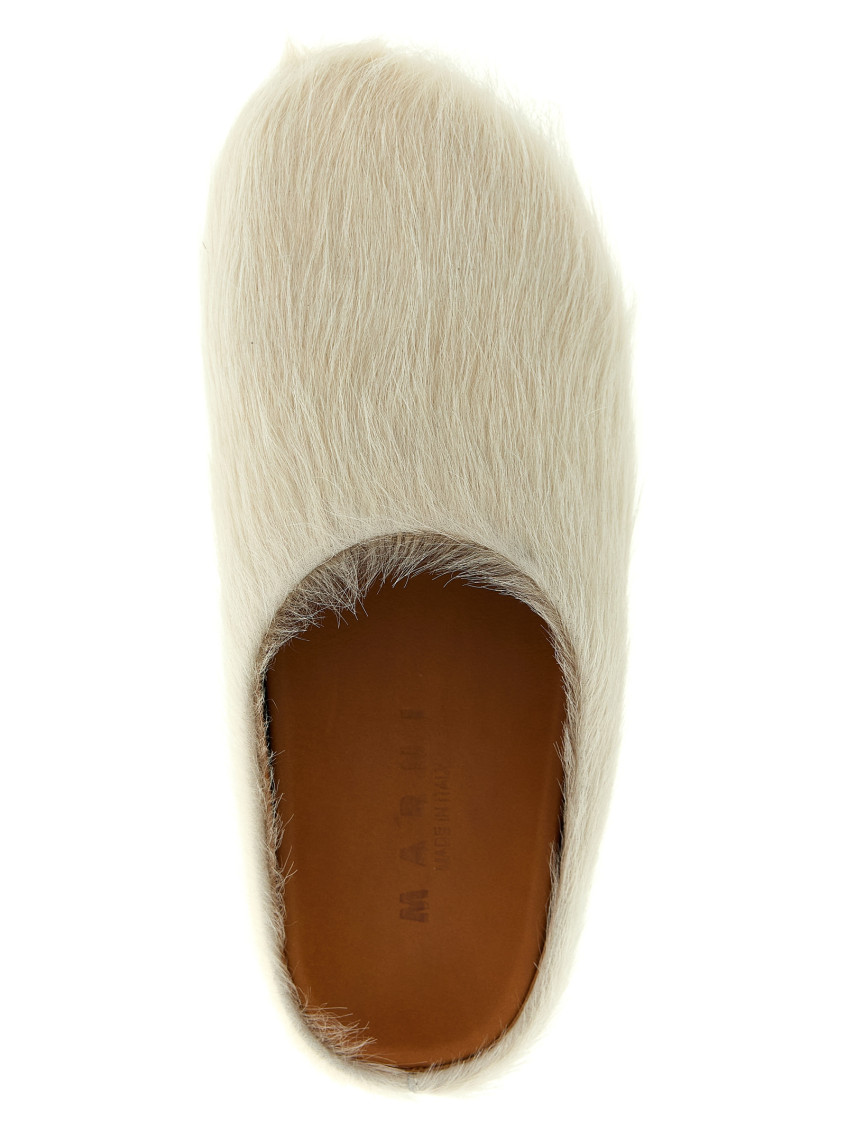 Marni White Slip On Slides for Men Online USA at Darveys.com display picture 1