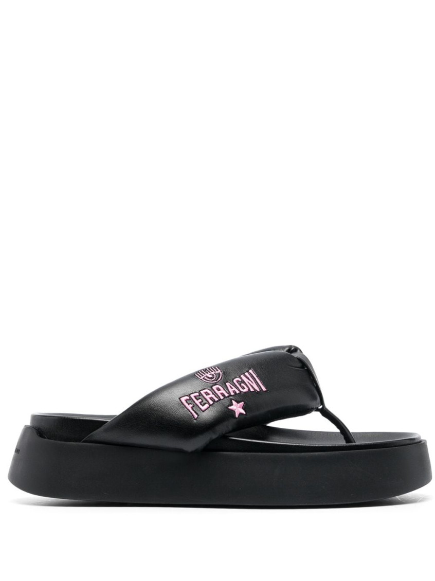 Chiara Ferragni Sandals In Black
