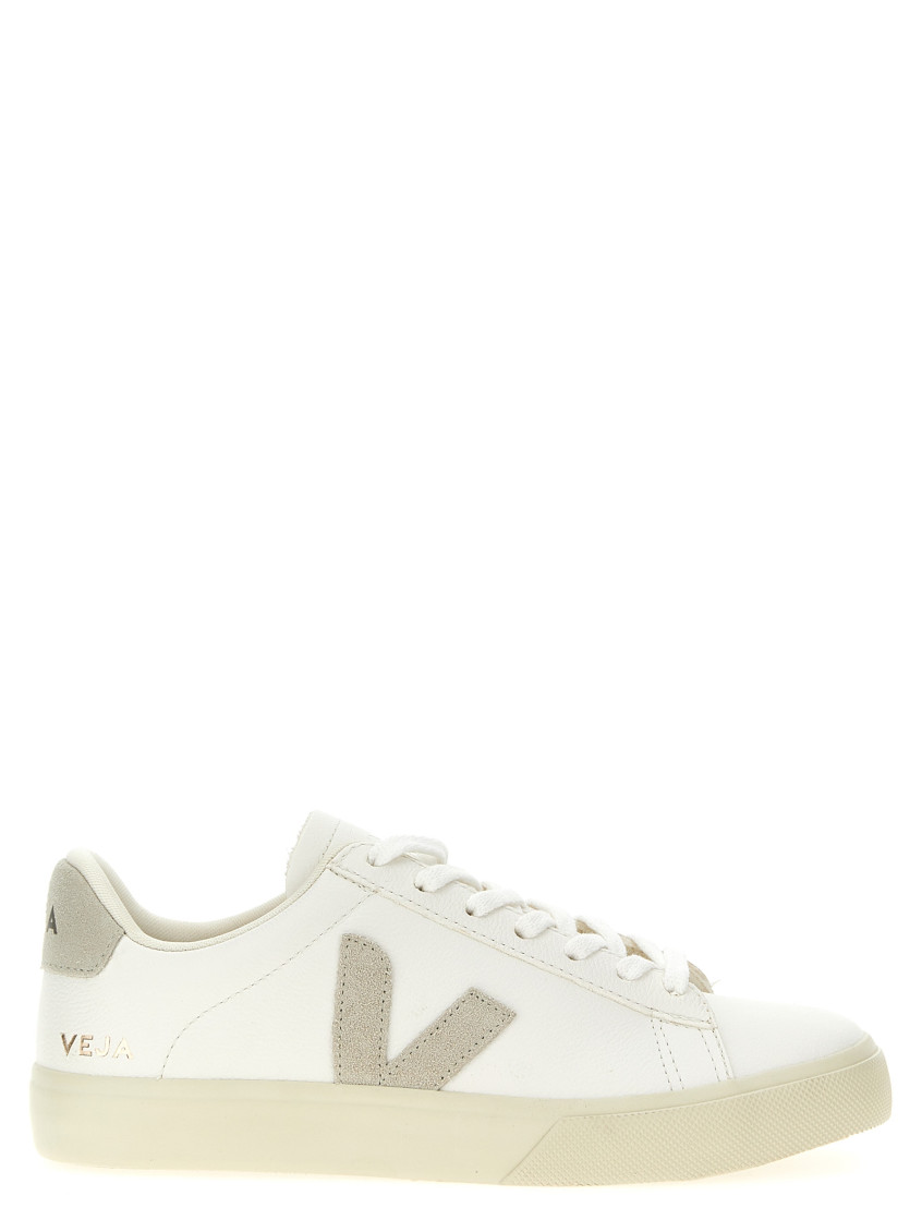 Veja Leather Sneakers In Grey