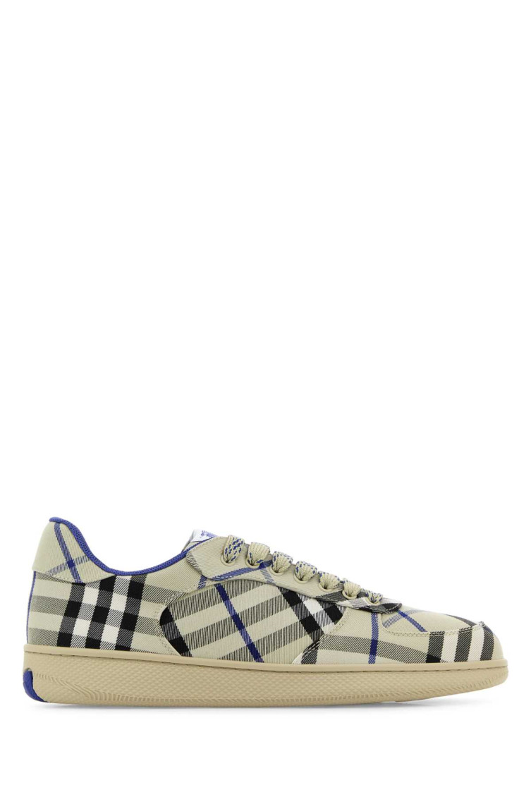 Burberry Checkered Print Low-top Sneakers