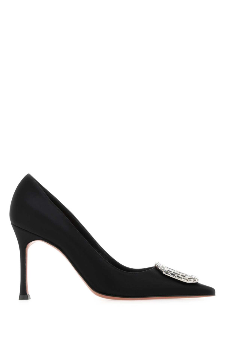 Amina Muaddi Crystal Decorated Pointed High Heels