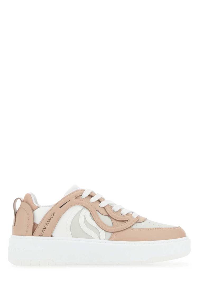 Stella Mccartney Stella Mc Cartney Multicolor Sporty Mat S Wave Sneakers In Beige