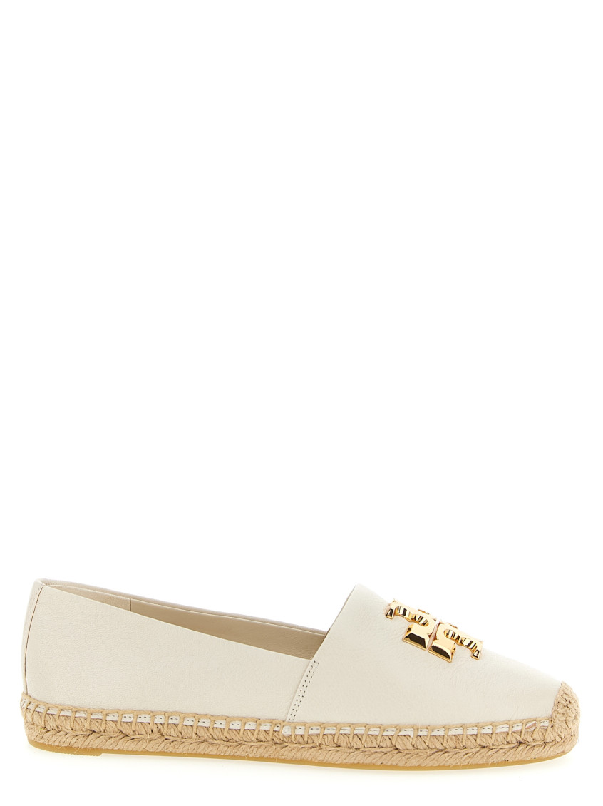 Tory Burch White Eleanor Espadrilles