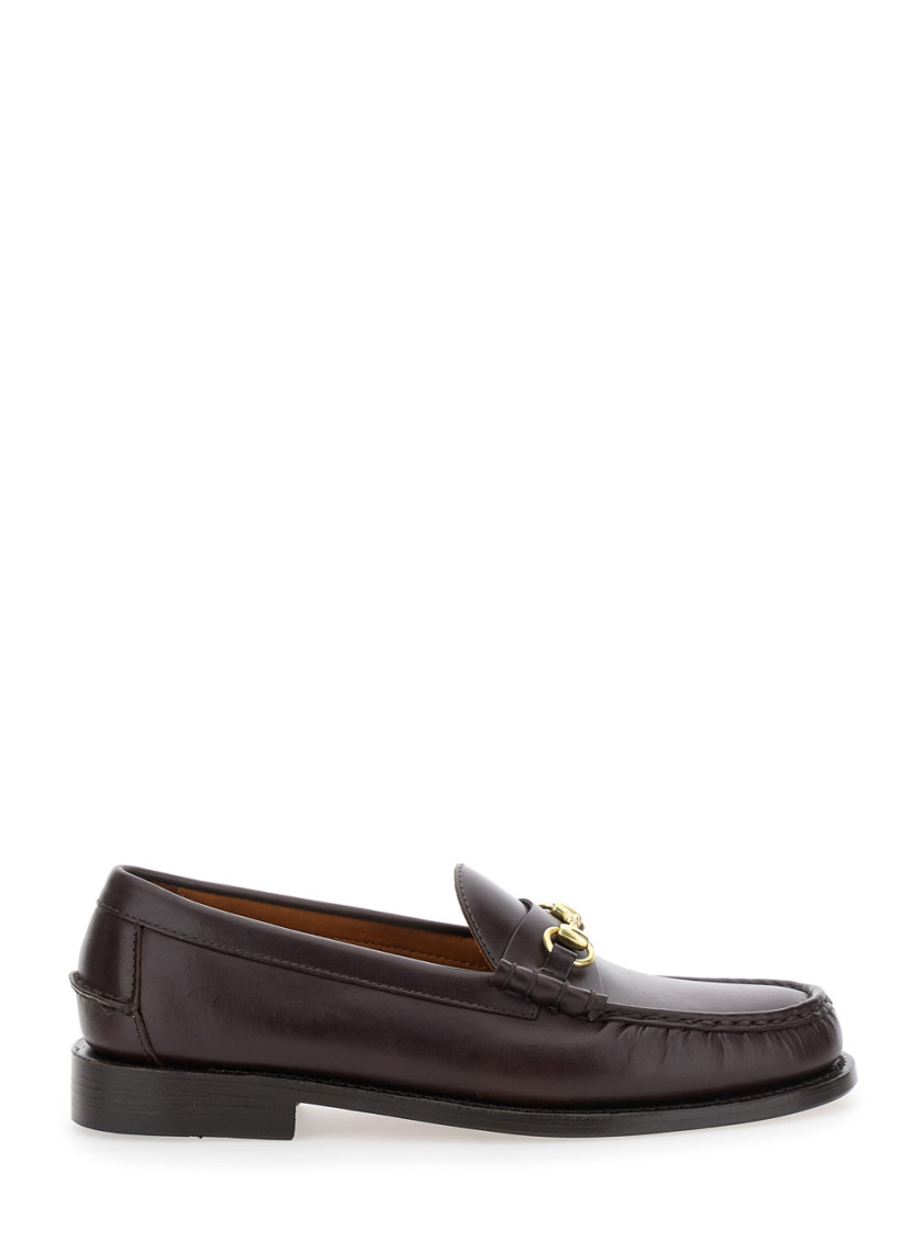 Sebago Horsebit Leather Loafers In Black