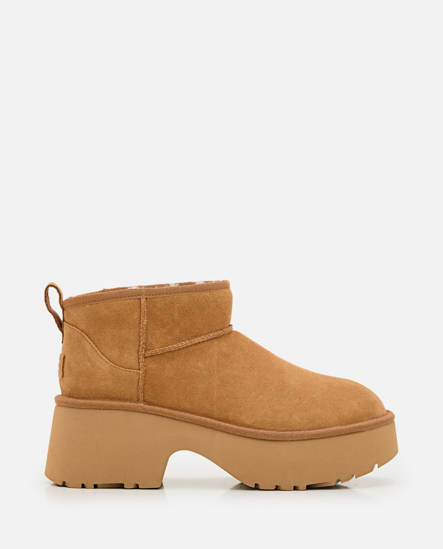 Ugg Brown Classic Slip On Boots In Brown