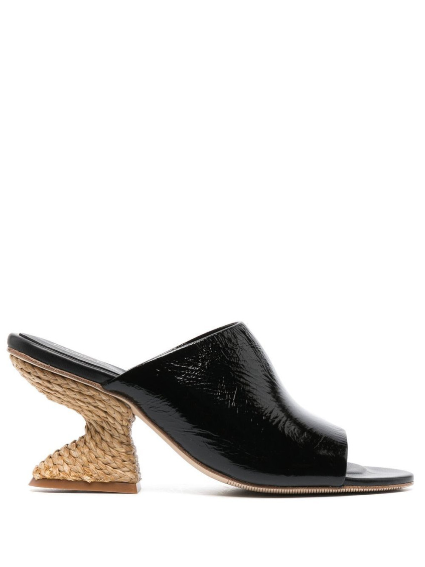 Paloma Barceló 80mm Open-toe Sandals In Black