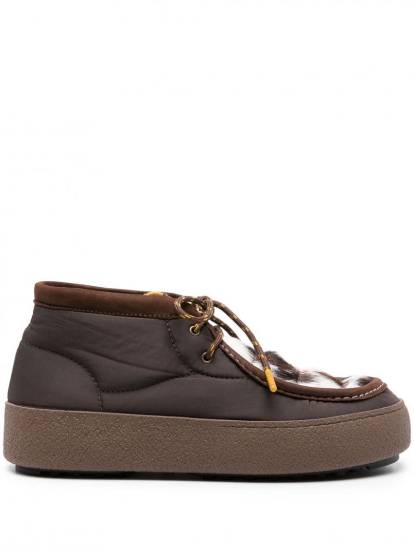 Moon Boot Mtrack Wallaby Mid Boots In Brown