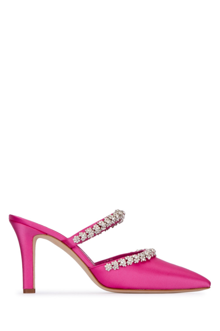 Manolo Blahnik Women's Heel Shoes In Pink