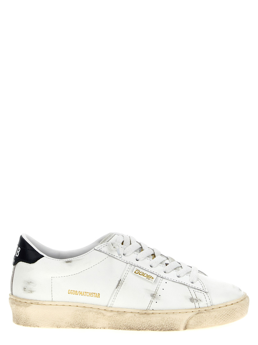 Golden Goose Blue Matchstar Sneakers In Blue