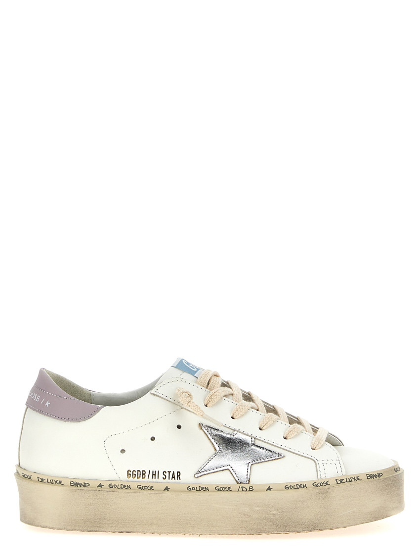 Golden Goose Pink Lace Up Sneakers In Pink