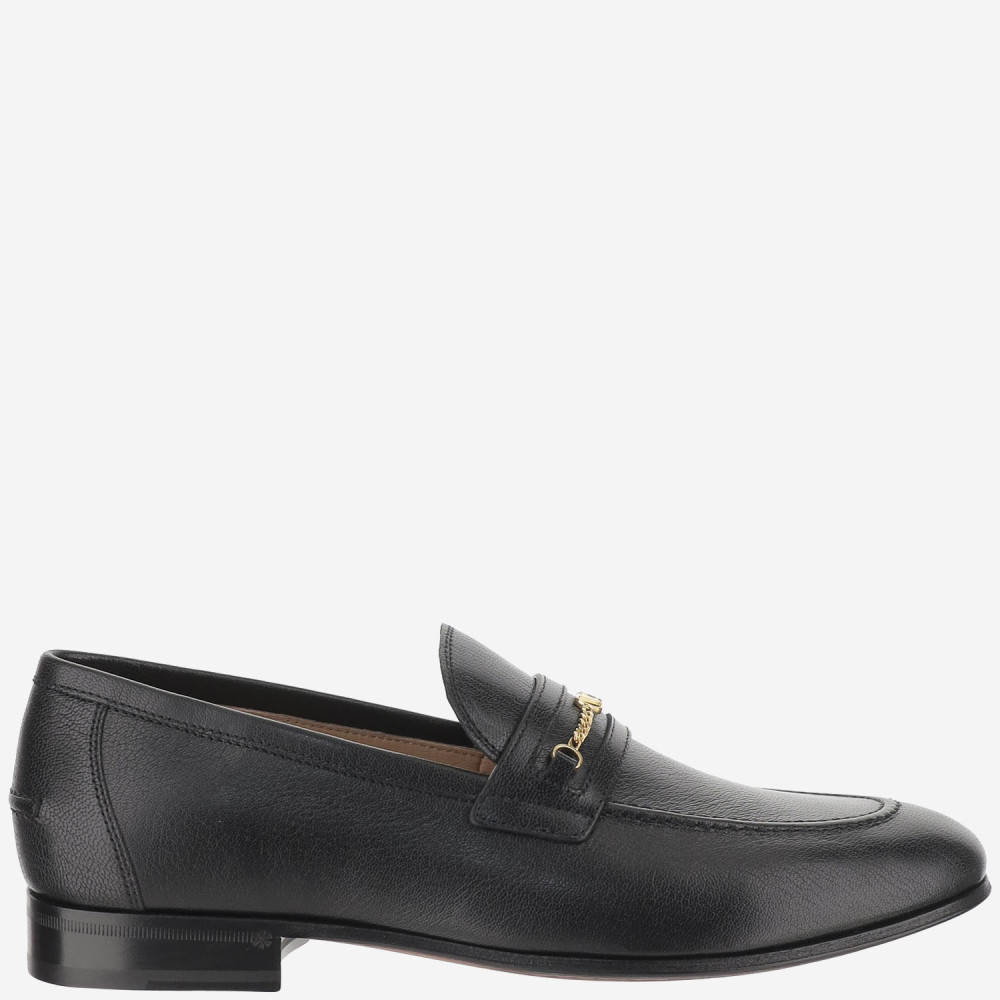Valentino Garavani Men Vlogo Signautre Leather Loafers In Black