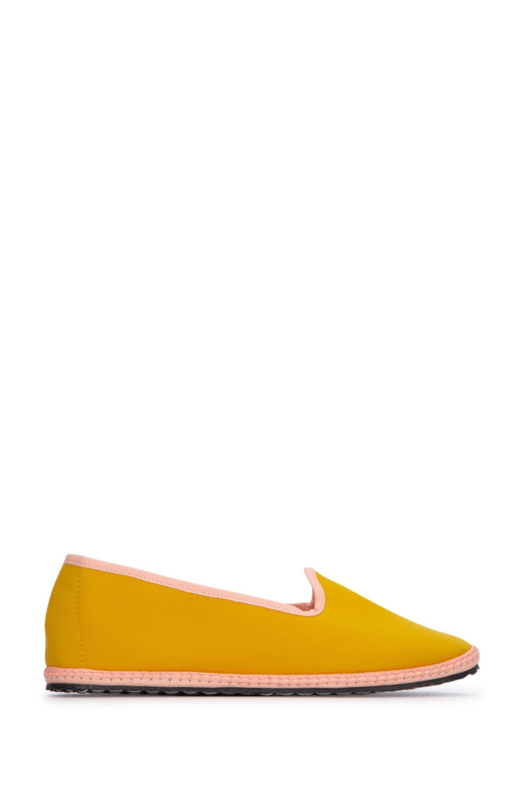 Vibi Venezia Yellow Slip On Loafers In Yellow