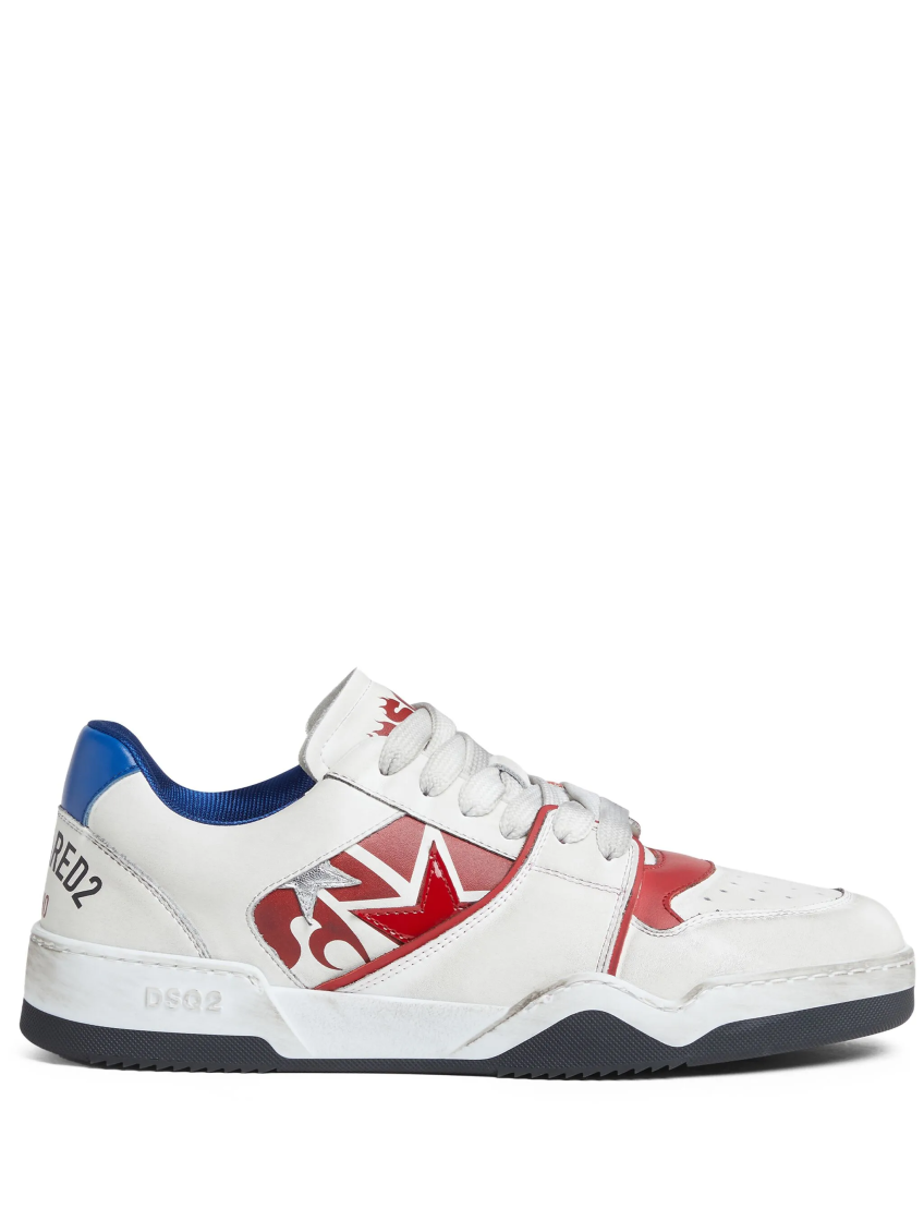 Shop Dsquared2 Multicolor Low Top Sneakers