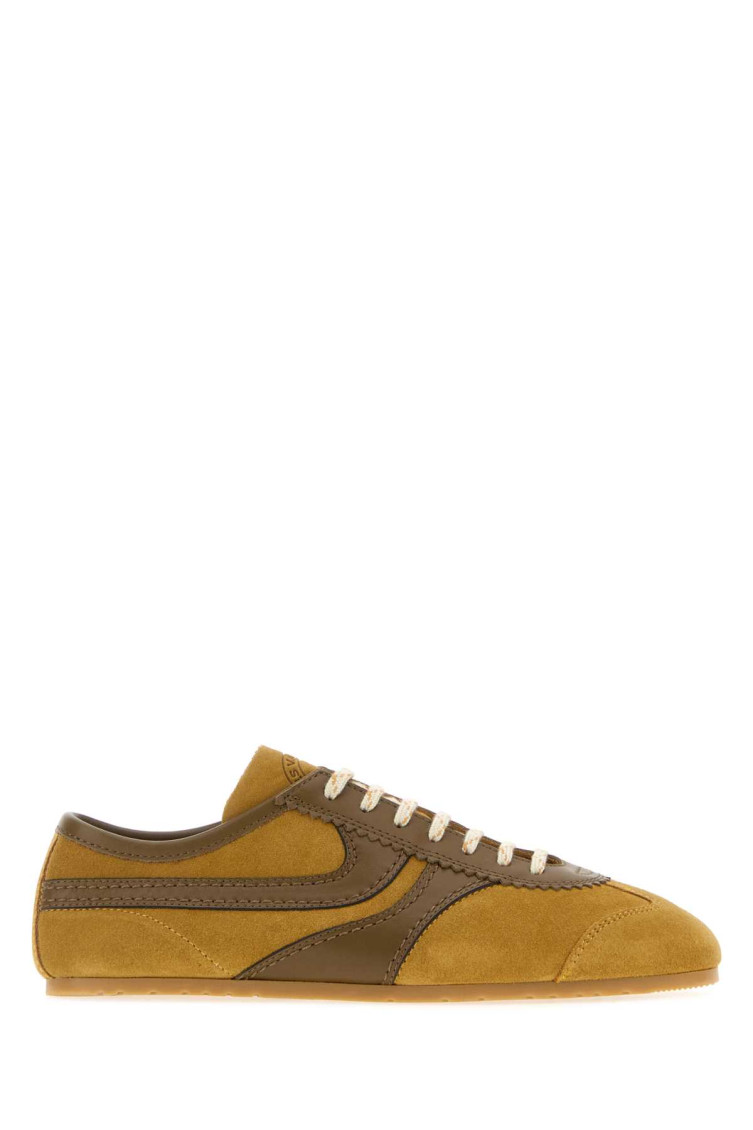 Dries Van Noten Tan Lace-up Sneakers for Women Online USA at
