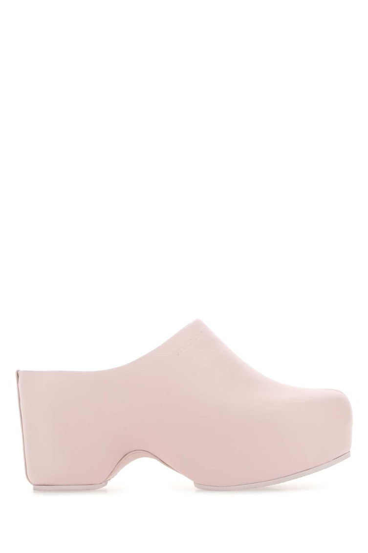 Givenchy Stylish Leather G Clog Flat With 5 Cm Heel Height In Pink