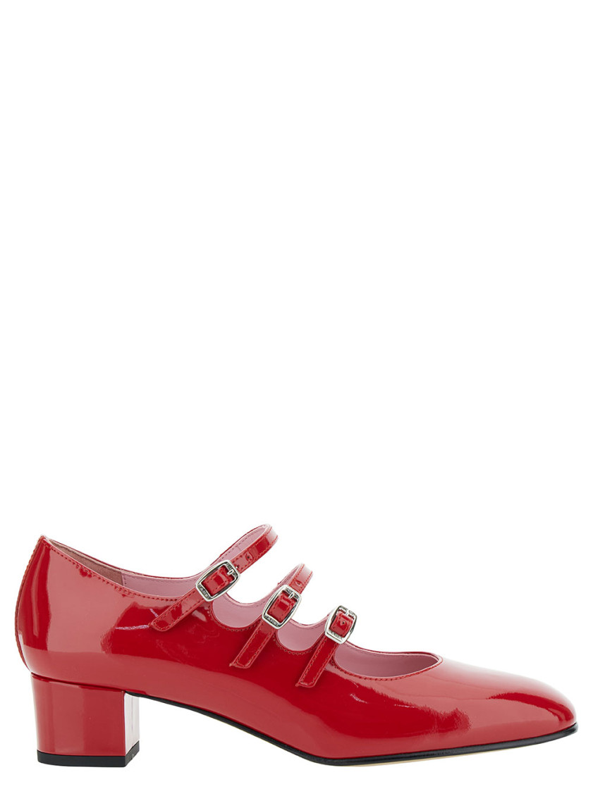 Shop Carel Paris Red Mary Janes Pumps