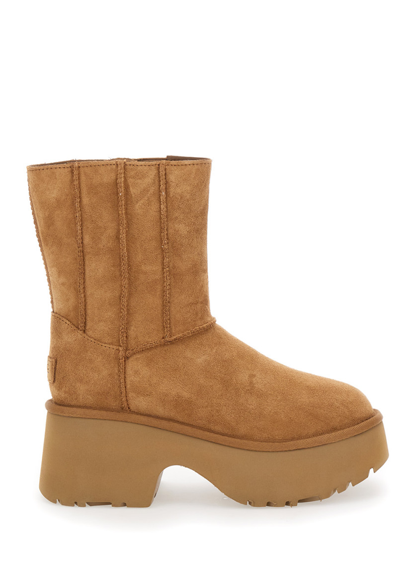 Ugg Brown Twin Seam Boots In Beige