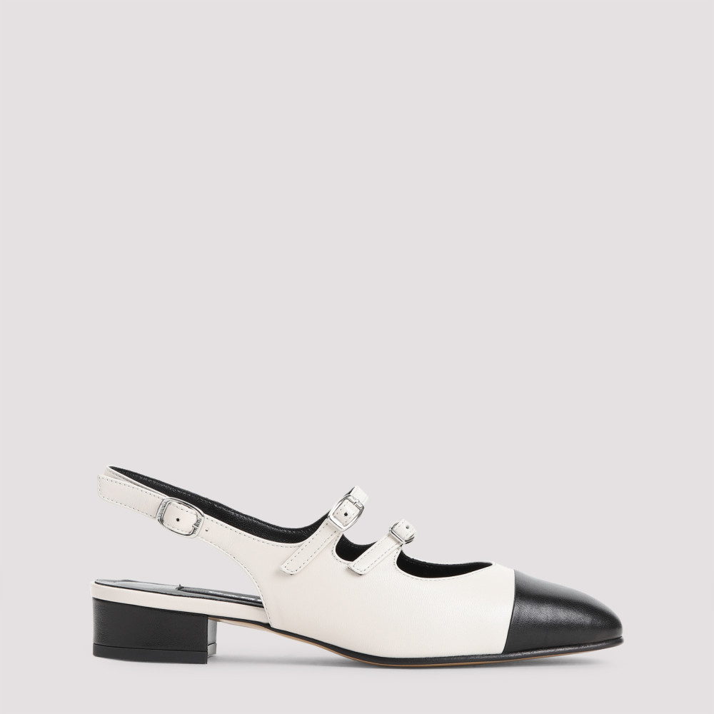 Carel Paris Beige Slingback Pumps In Beige