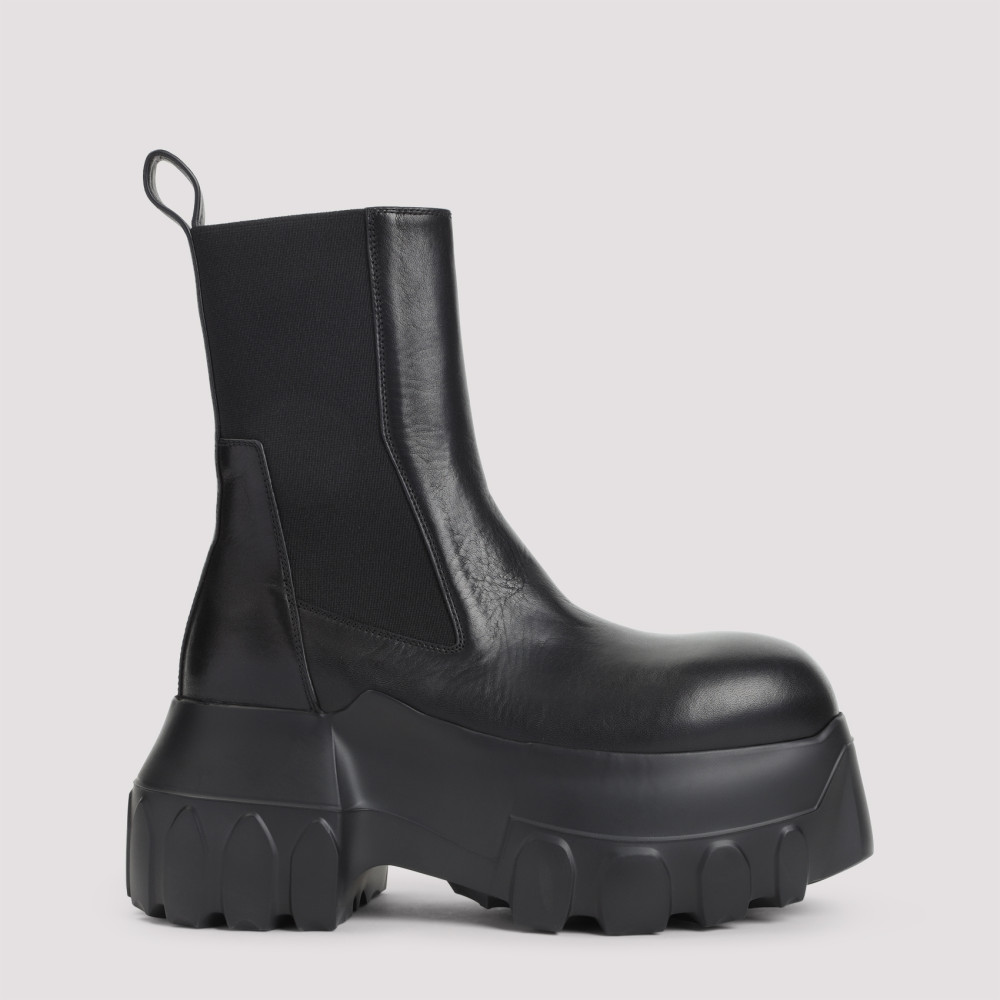 Rick Owens Black Ankle Boots