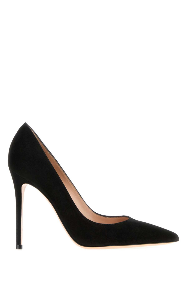 Gianvito Rossi 105 Pointed Toe Stiletto Pumps In Black