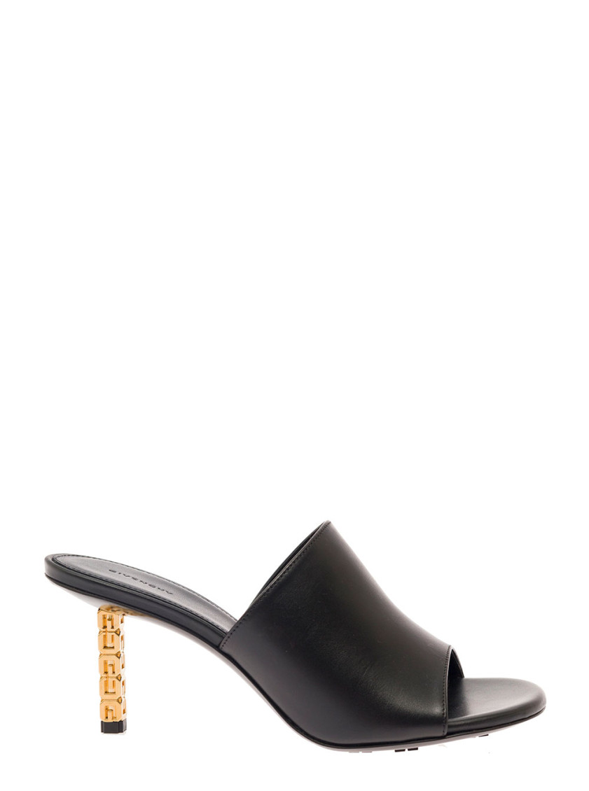 Givenchy Chic Sandal With Cube Heel In Black