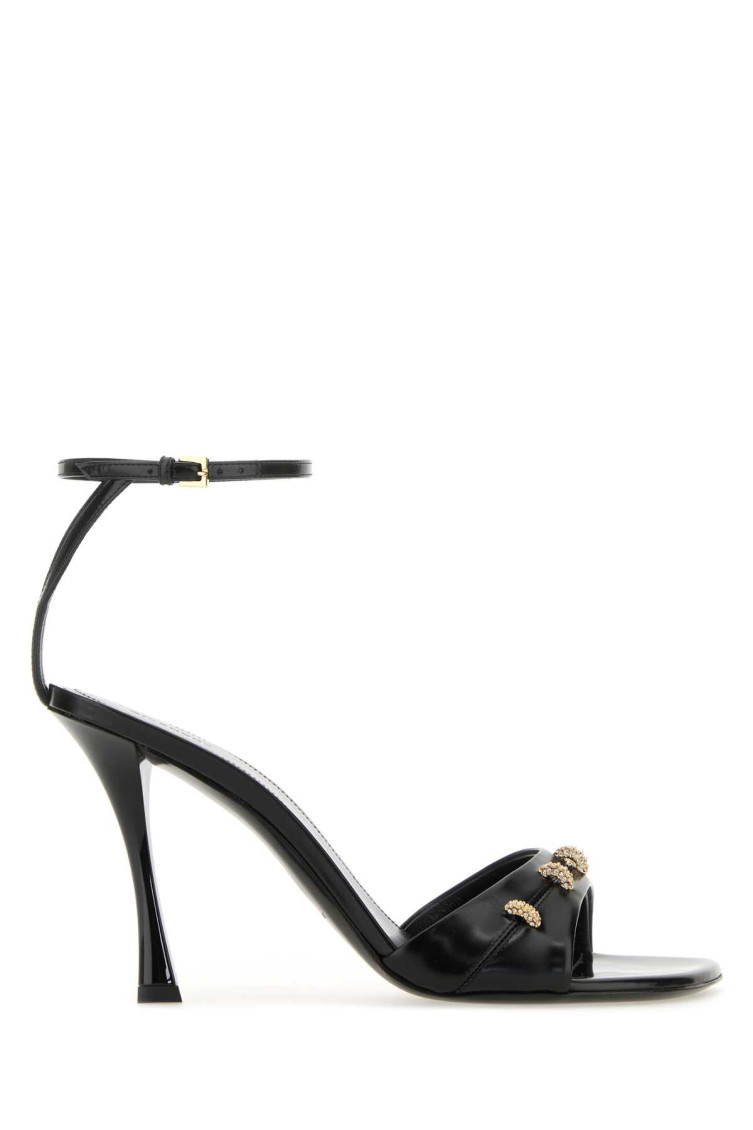 Givenchy 100mm Crystal-embellished Sandals In Black
