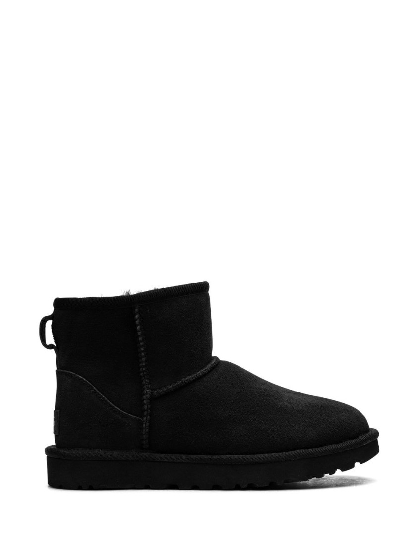 Ugg Classic Mini Ii Shearling Boots In Black