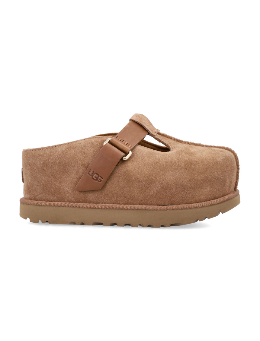 Ugg Women S Goldenstar Hi Clogs Chestnut In Brown