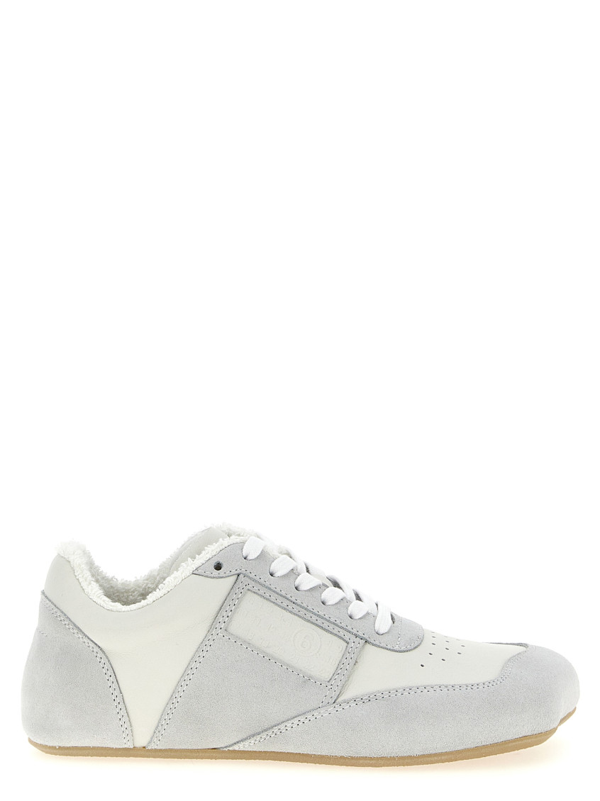 Shop Mm6 Maison Margiela Grey Anatomic Sneakers