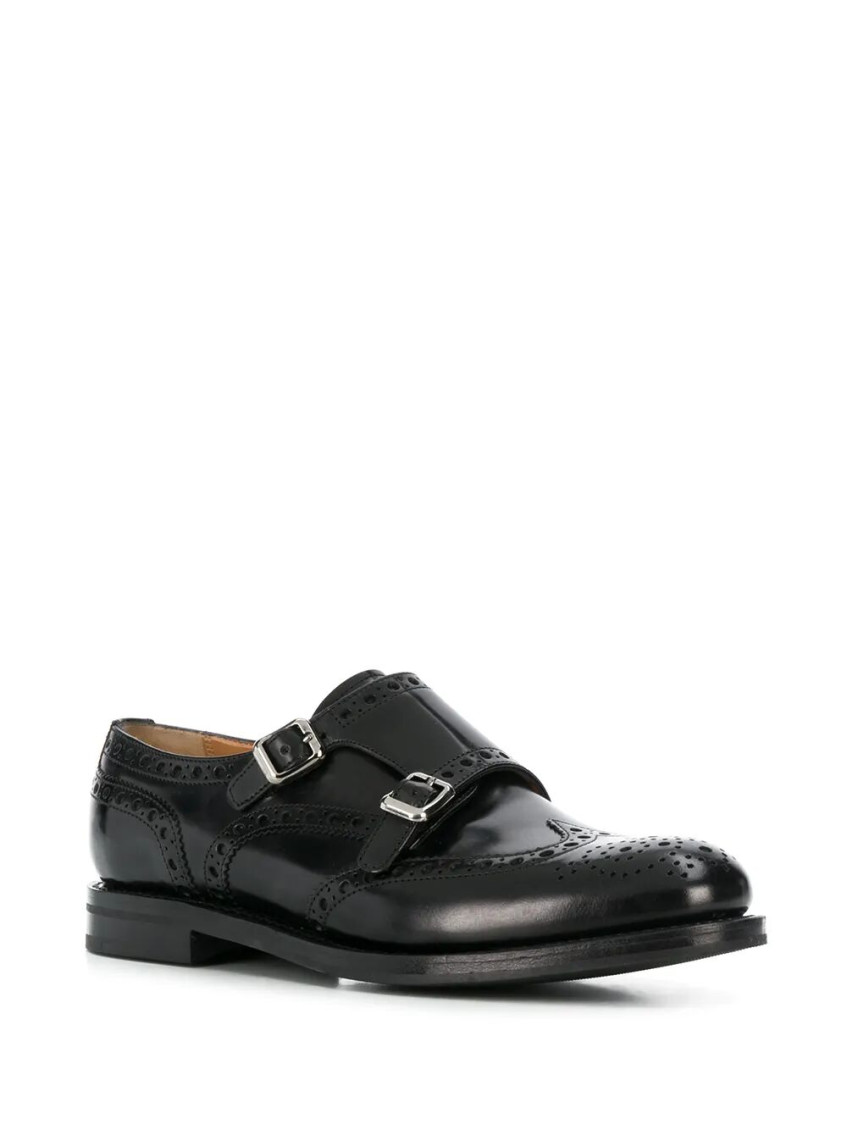 Church's Brushed Leather Full Brogue Derbies In Multi