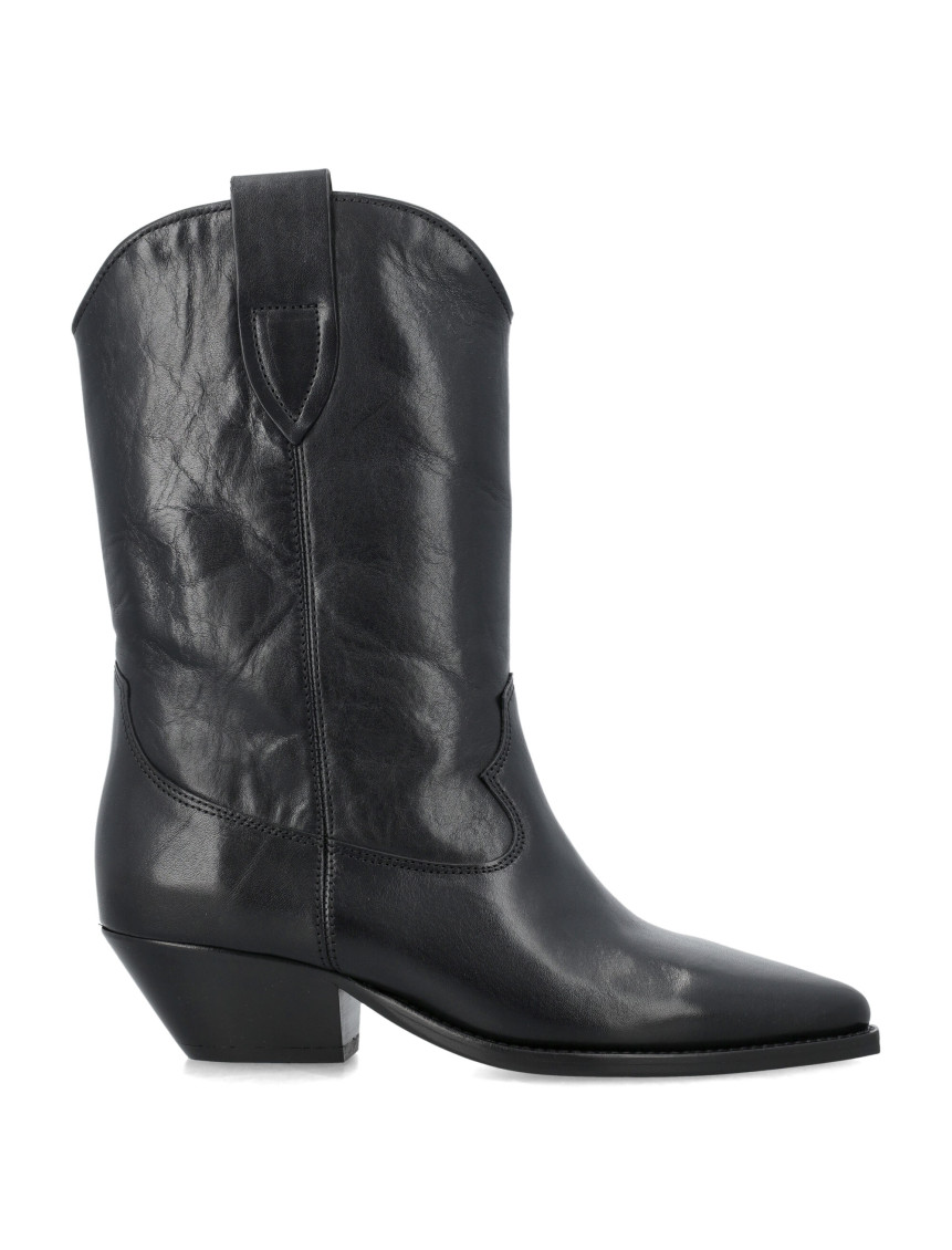 Isabel Marant Flat Ankle Boots Woman Color Black In Black