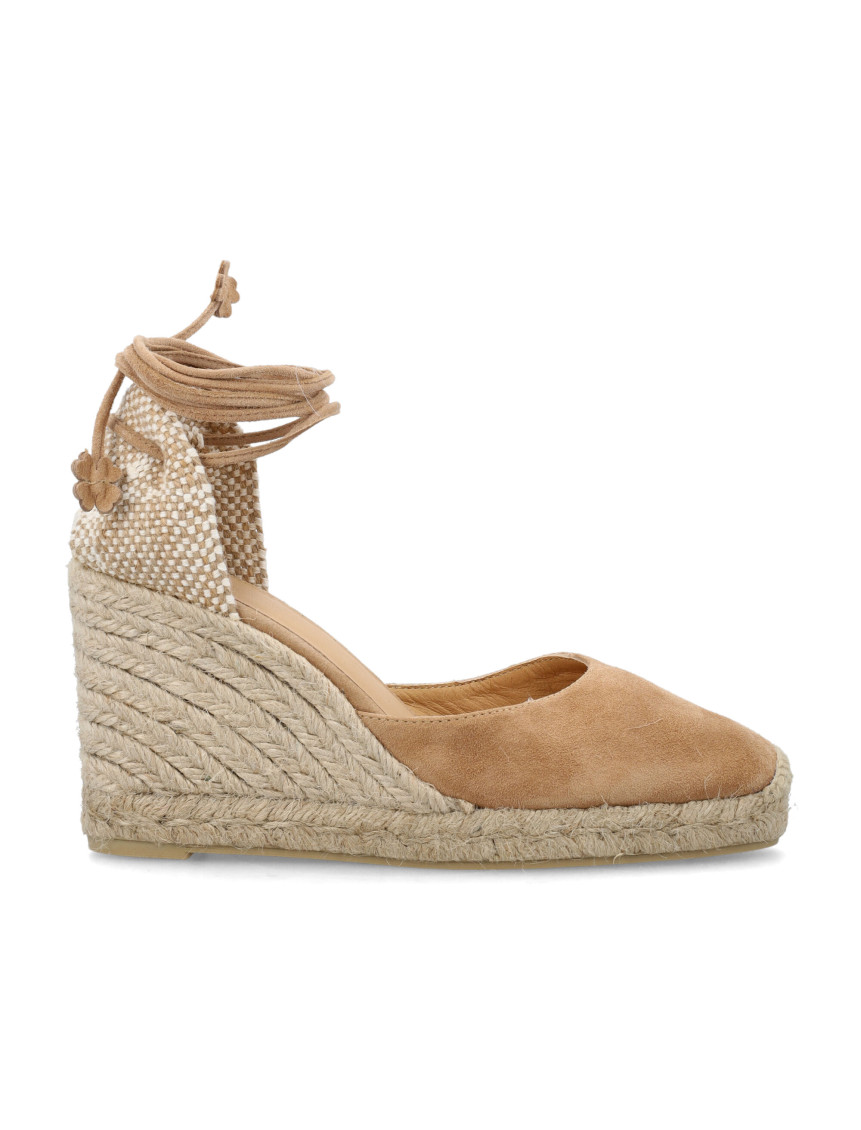Castaã±er Castañer Woman Espadrilles Sand Size 9 Leather In Brown