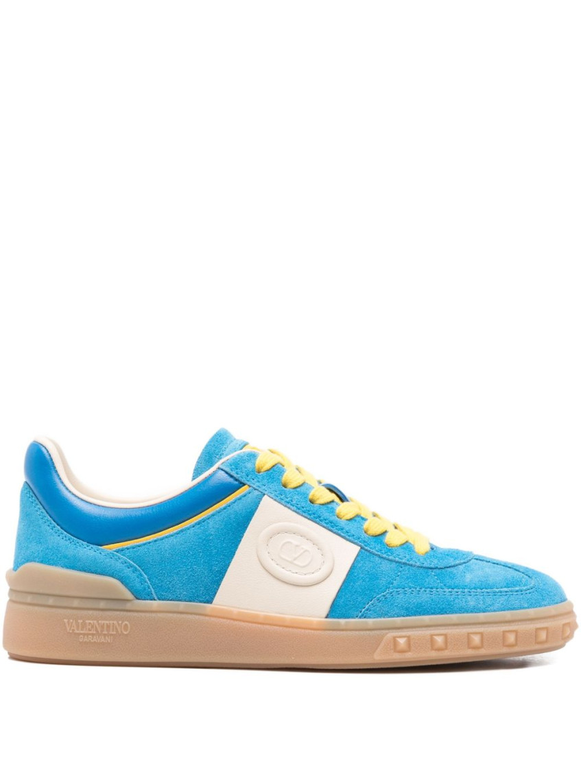 Valentino Garavani Blue Upvillage Logo Sneakers